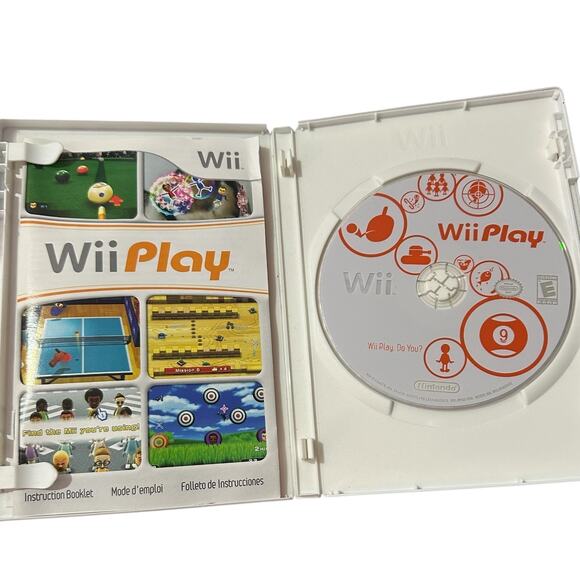 Wii Play Nintendo Wii Video Game Simulation CIB Complete Untested - Picture 5 of 11